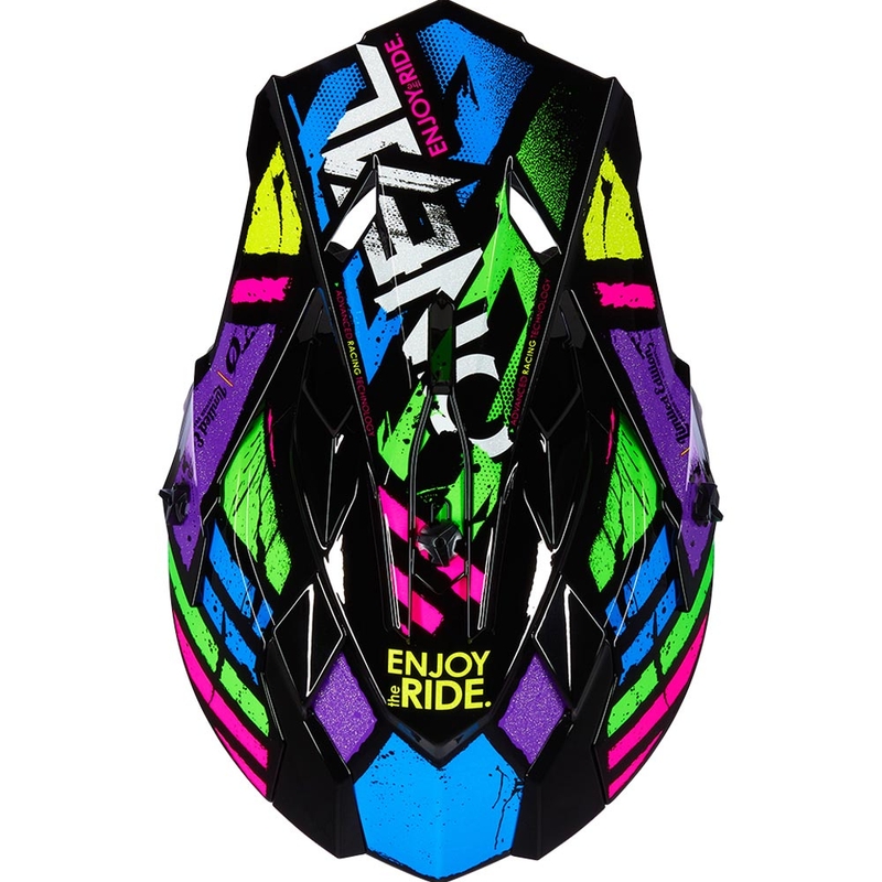 O'Neal 2SRS Glitch motorcrosshelm, veelkleurig