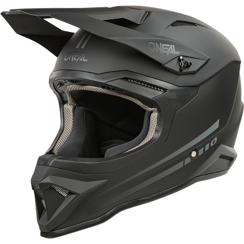 Motocrosshelm O'Neal 1SRS Solid matzwart