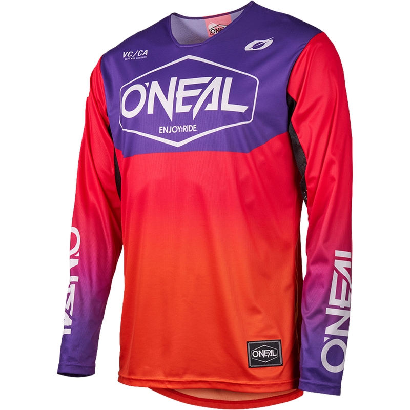 O'Neal Mayhem Hexx motorcrossshirt oranje-paars