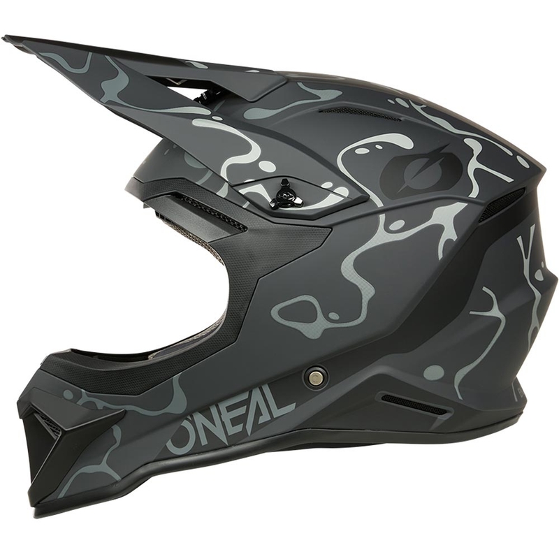 Motocrosshelm O´Neal 1SRS Splash matzwart-grijs