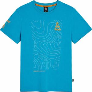 Dakar-kaart T-shirt blauw