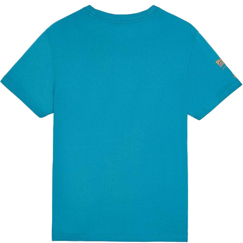Dakar-kaart T-shirt blauw