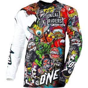 Motocrossshirt O´Neal Mayhem Crank zwart-multicolor