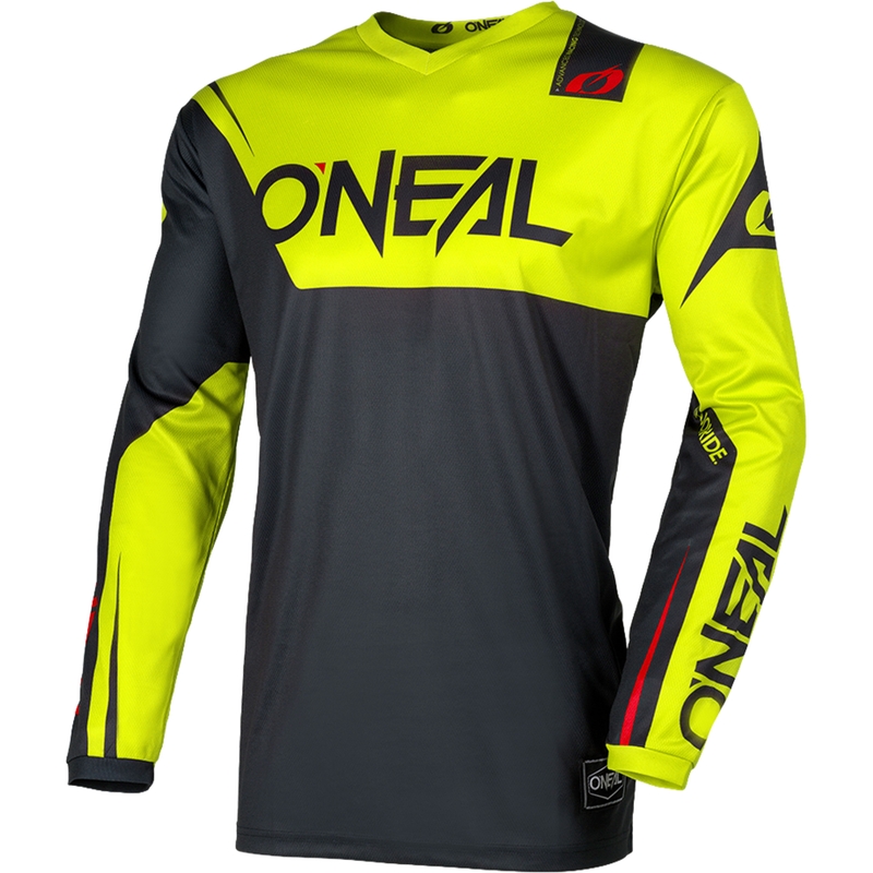 O'Neal Element Racewear motorcrossshirt zwart-geel