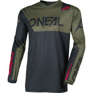 O'Neal Element Racewear crossshirt zwart-olijf