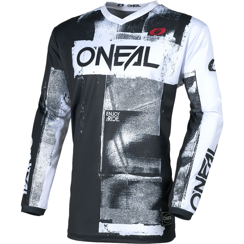 O'Neal Element Roller motorcrossshirt zwart-wit