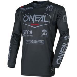 O'Neal Element Brand motorcrossshirt zwart-grijs