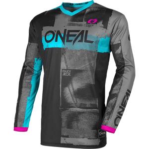 O'Neal Element Roller damesmotocrossshirt zwart-blauw