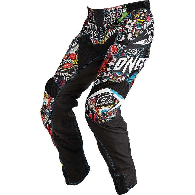 O'Neal Mayhem Crank motorcrossbroek zwart-multicolor