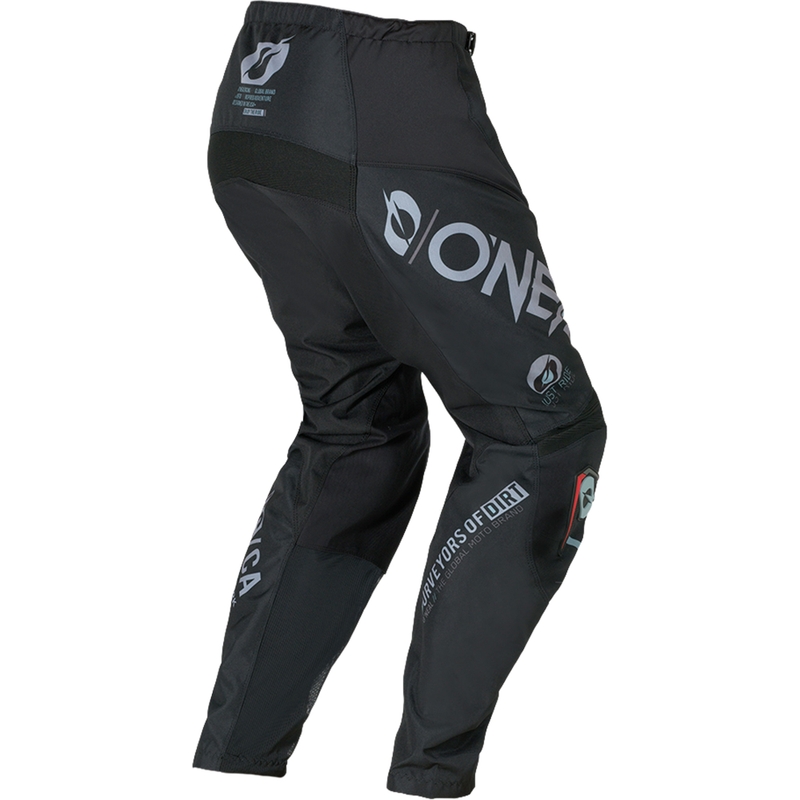 O´Neal Element Brand motorcrossbroek zwart-grijs