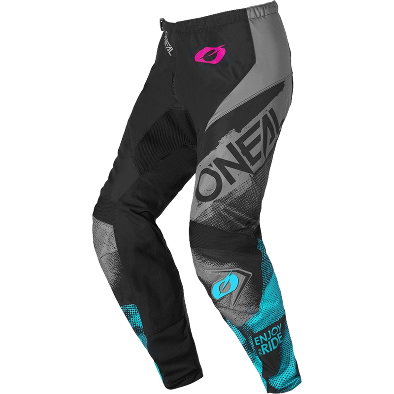 Damesmotocrossbroek O´Neal Element Roller zwart-blauw