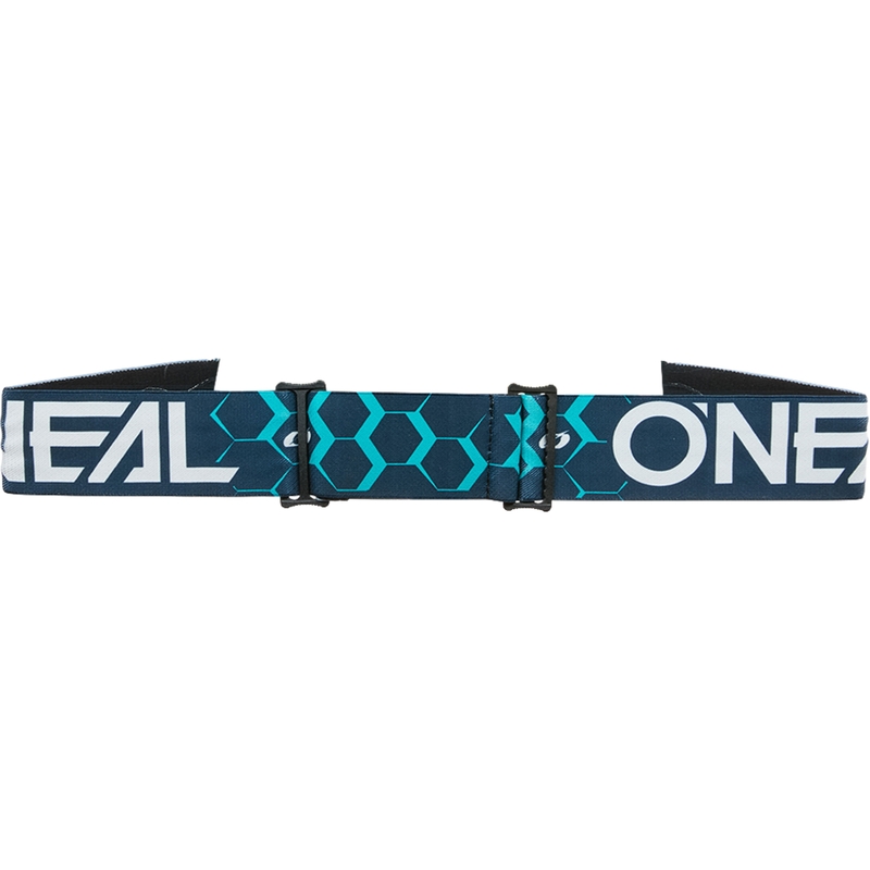 Motocrossbril O´Neal B-33 Hexa blauw (iridiumblauw plexiglas)