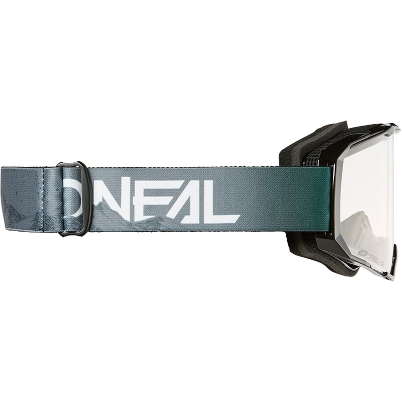 Motocrossbril O´Neal B-22 Covert grijsgroen (transparant plexiglas)