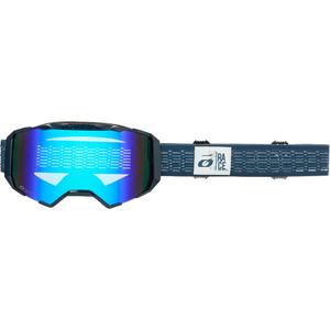 Motocrossbril O´Neal B-22 Static blauw (iridiumblauw plexiglas)