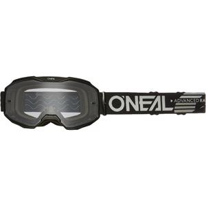 Motocrossbril O´Neal B-10 Solid black (transparant plexiglas)
