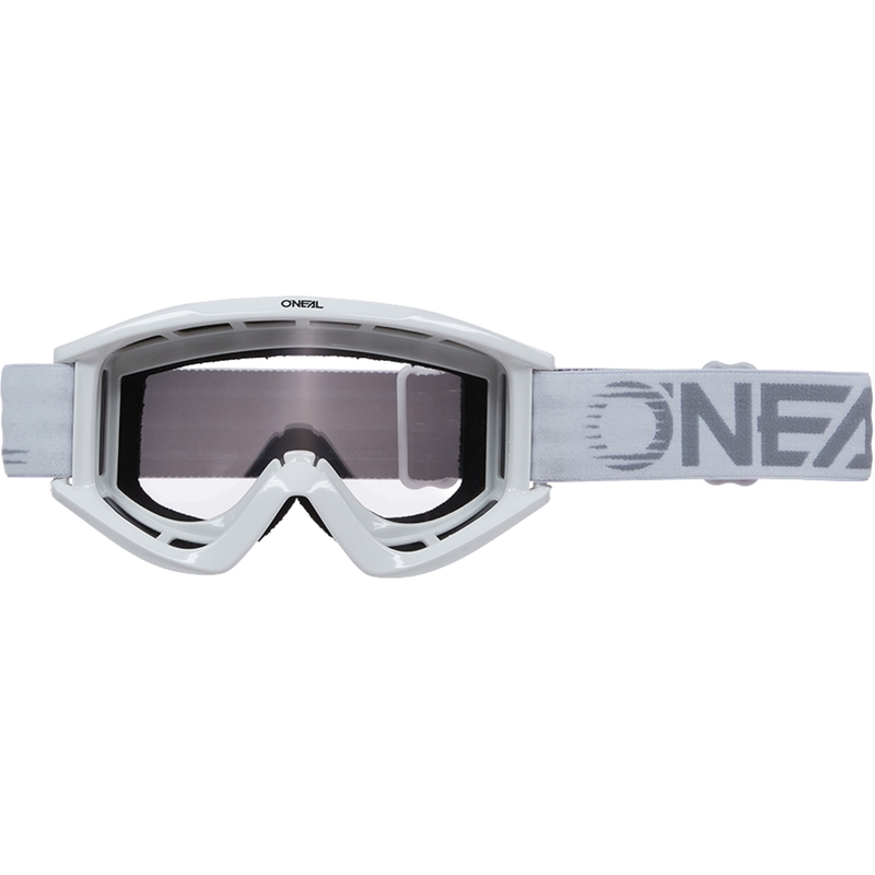 Motocrossbril O´Neal B-Zero wit (transparant plexiglas)