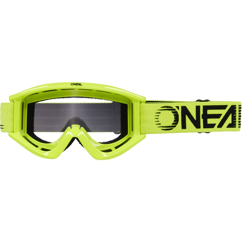 Motocrossbril O´Neal B-Zero fluo geel (transparant plexiglas)