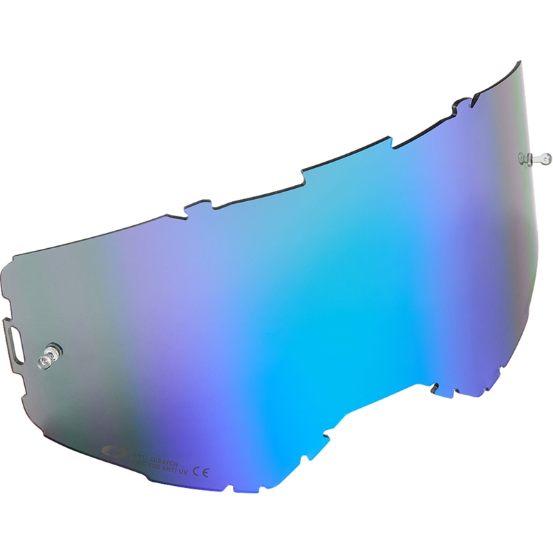 Vizier voor motorcrossbrillen O´Neal B-22, B-33 blauw iridium