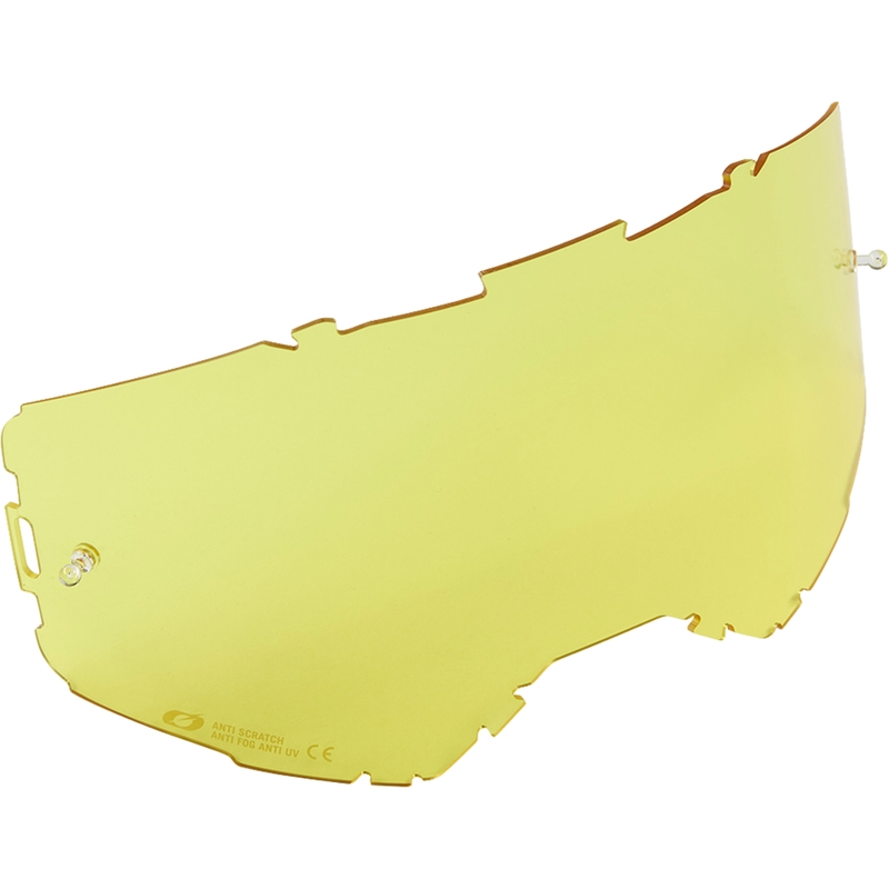 Vizier voor motorcrossbrillen O´Neal B-22, B-33 geel