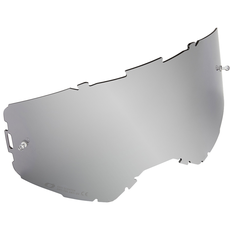 Vizier voor motorcrossbrillen O´Neal B-22, B-33, spiegelend zilver