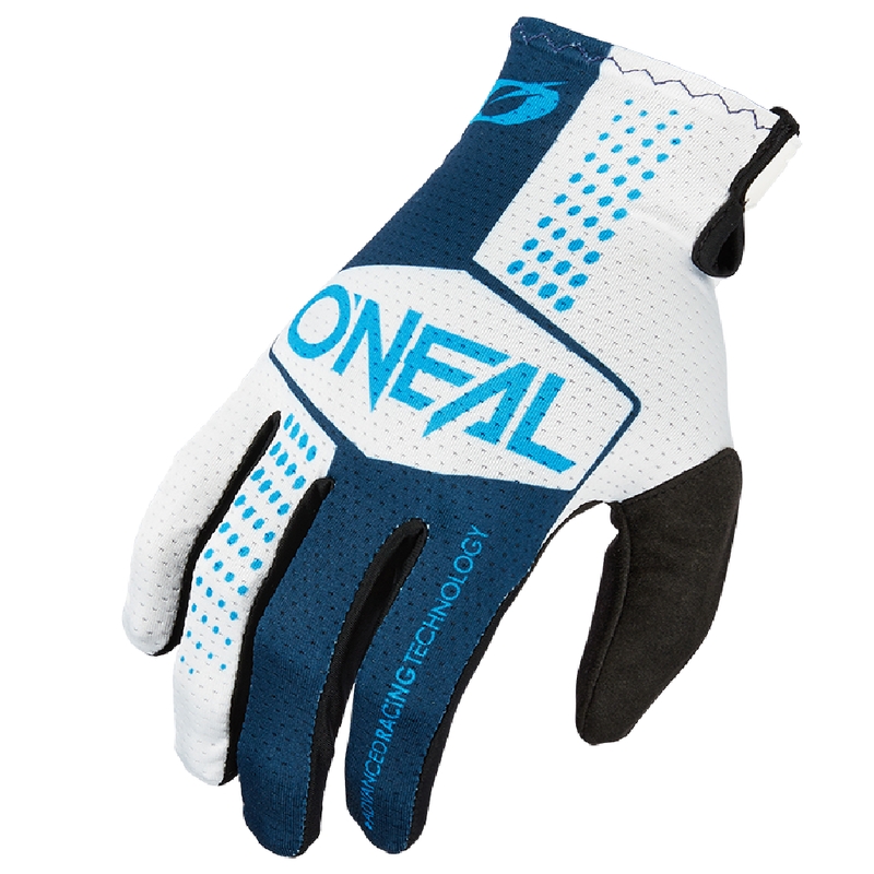 O'Neal Matrix Split motorcrosshandschoenen blauw-wit