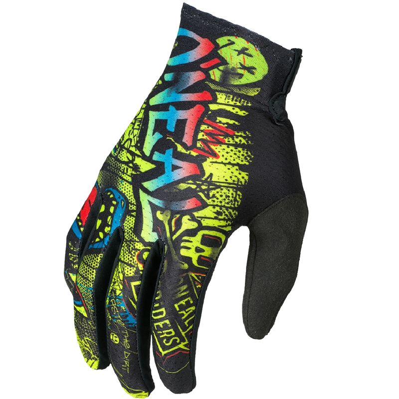 O'Neal Matrix Rancid kindermotocrosshandschoenen zwart-fluor geel