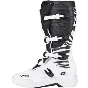 O'Neal 3SRS Zebra motorcrosslaarzen zwart-wit