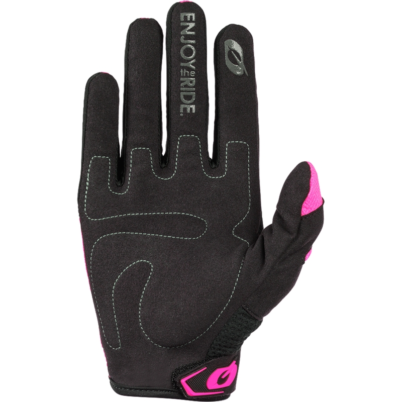 Motocrosshandschoenen voor dames van O´Neal Element Racewear, zwart-roze.