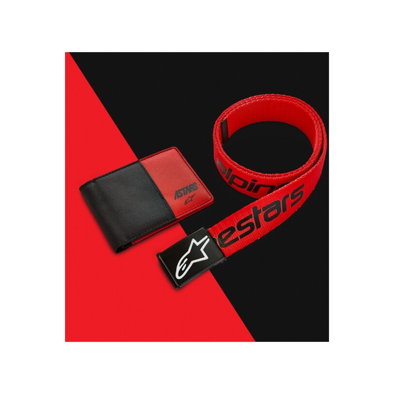 Alpinestars Linear Web Belt zwart-rood