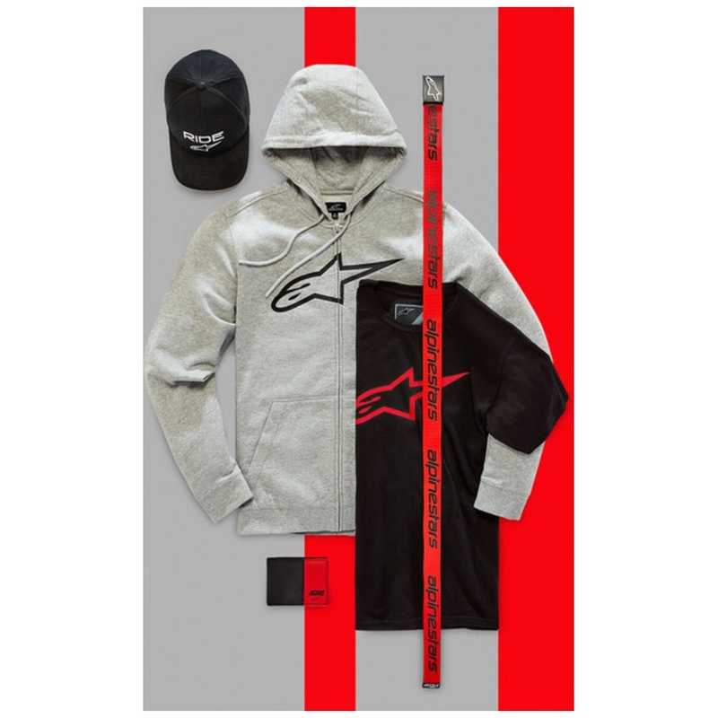 Alpinestars Linear Web Belt zwart-rood