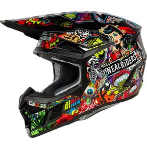 O'Neal 3SRS Crank kindermotocrosshelm, mat, meerkleurig