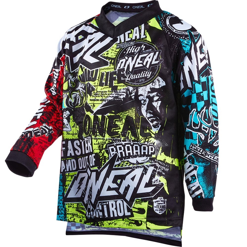 O'Neal Element Wild kindermotocrossshirt, meerkleurig