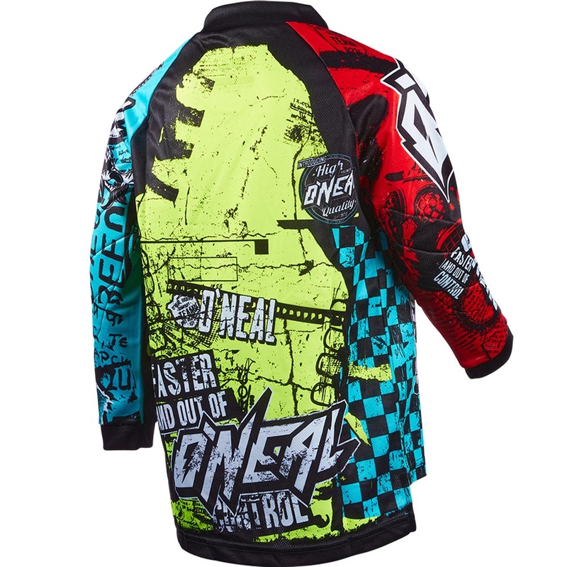 O'Neal Element Wild kindermotocrossshirt, meerkleurig