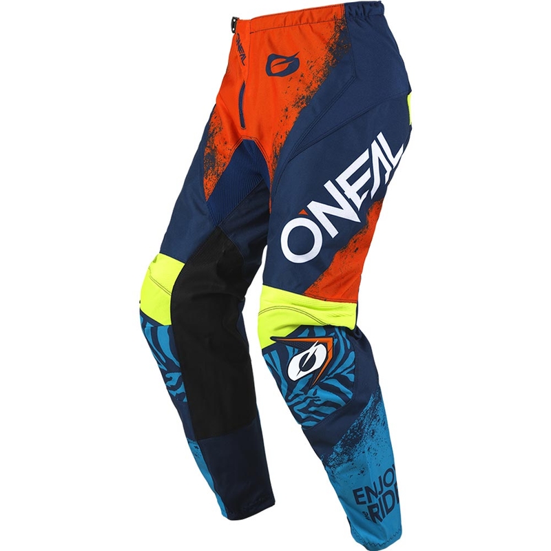 O'Neal Element Shocker kindermotocrossbroek blauw-oranje