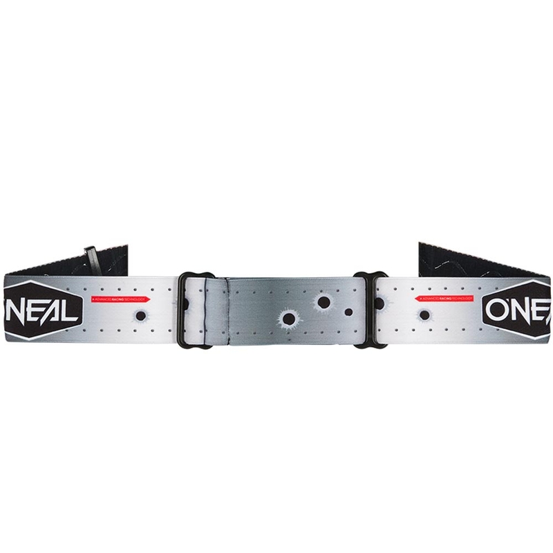 O'Neal B-10 HR kindermotocrossbril in meerdere kleuren met iridiumrood plexiglas