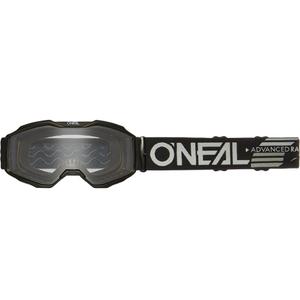 O'Neal B-10 Solid kindermotocrossbril zwart met transparante lens