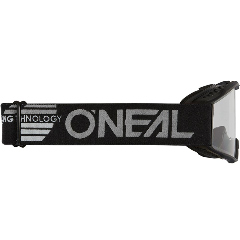 O'Neal B-10 Solid kindermotocrossbril zwart met transparante lens