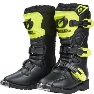 O'Neal Rider PRO kindermotocrosslaarzen zwart-fluor geel