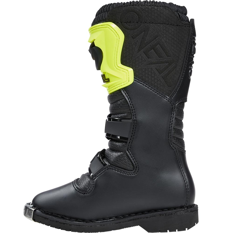 O'Neal Rider PRO kindermotocrosslaarzen zwart-fluor geel