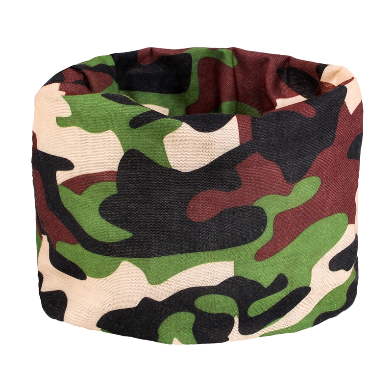 Multifunctionele motorsjaal RSA Camo groen