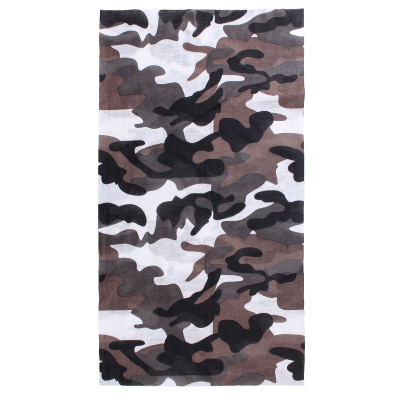 Multifunctionele motorsjaal RSA Camo grijs