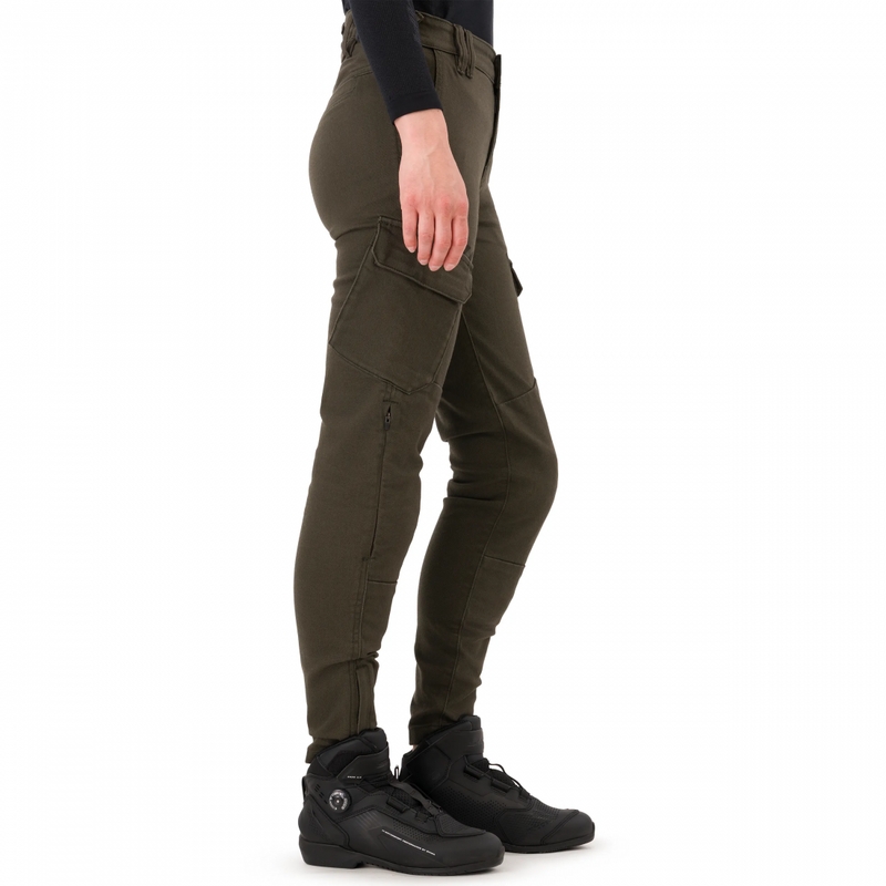 Dames motorjeans Shima Recon groen