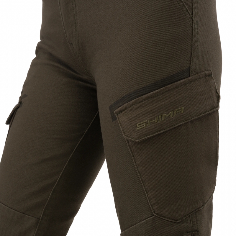 Dames motorjeans Shima Recon groen