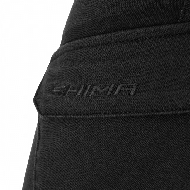 Dames cropped motorjeans Shima Recon zwart