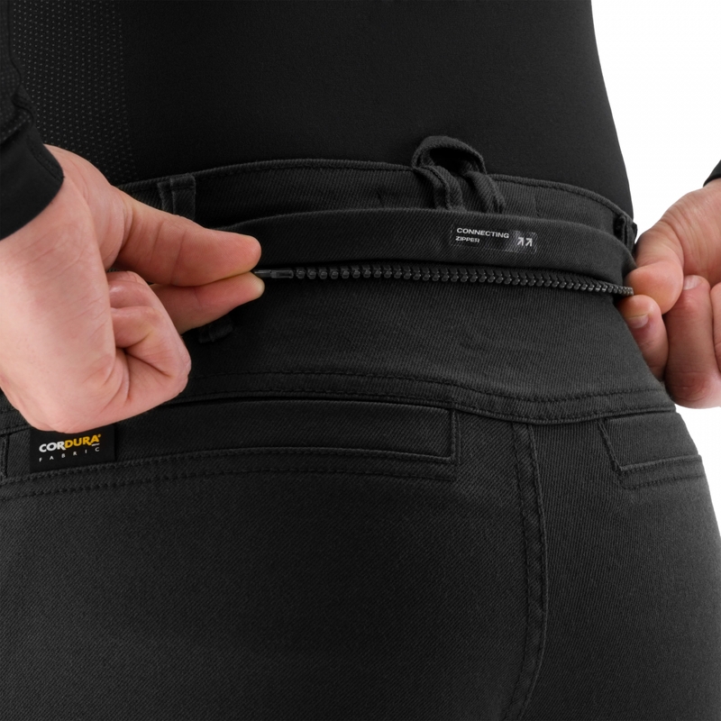 Shima Recon verlengde motorbroek zwart