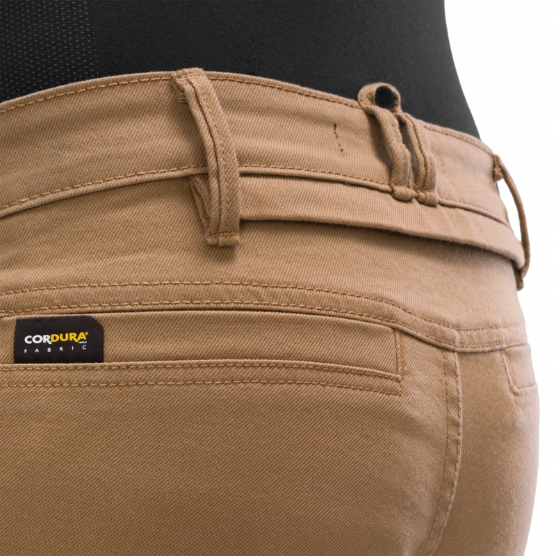 Shima Recon extended motorjeans zand