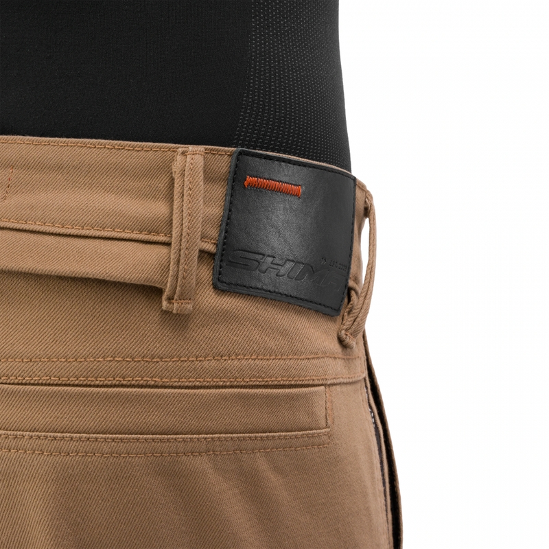 Shima Recon extended motorjeans zand