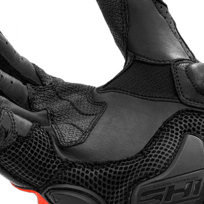 Motorhandschoenen Shima RS-3 fluorescerend rood