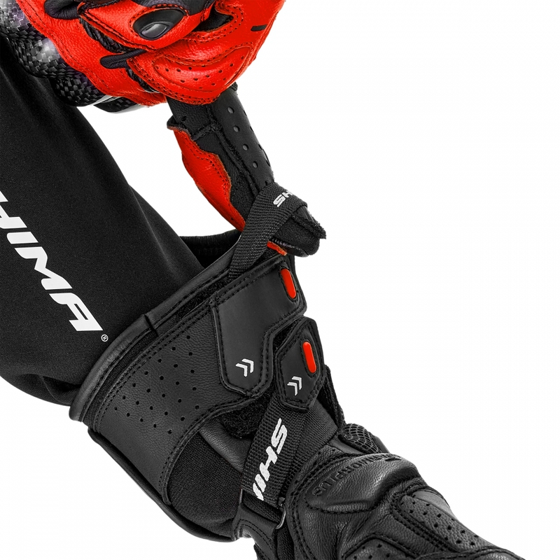 Motorhandschoenen Shima RS-3 fluorescerend rood