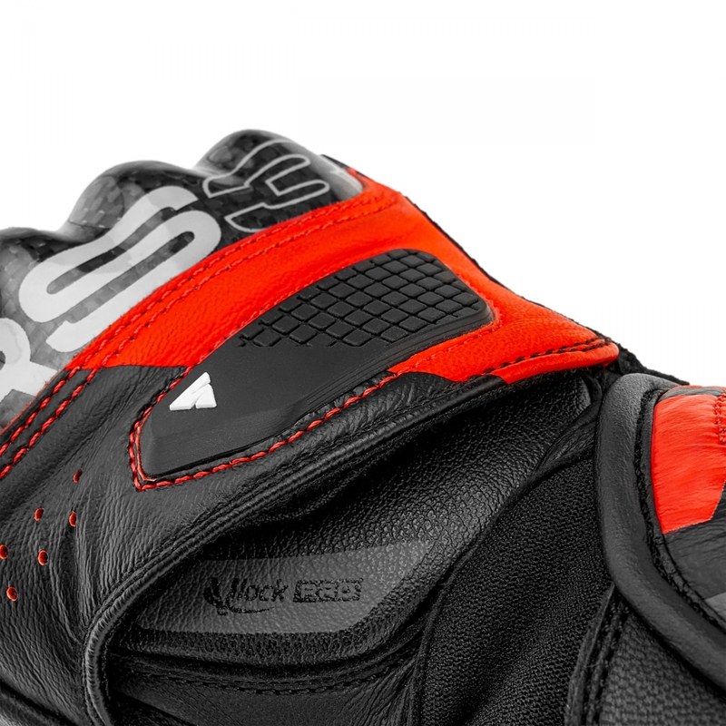 Motorhandschoenen Shima RS-3 fluorescerend rood